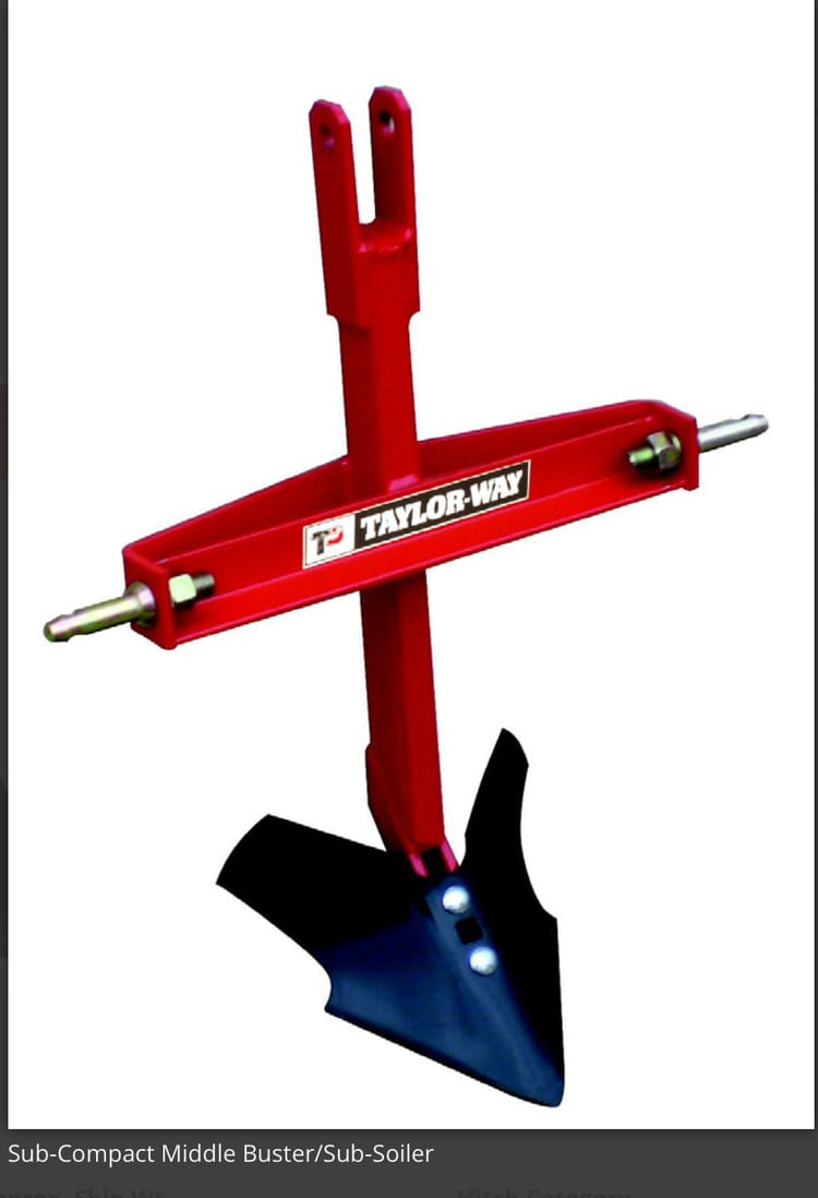 Sub-Compact Middle Buster/Sub-Soiler
