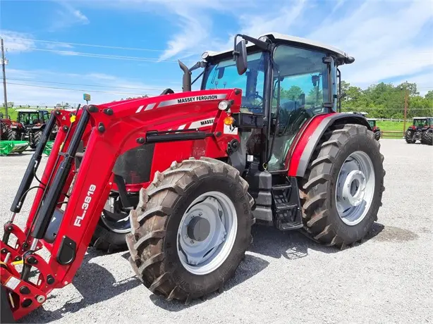 New Massey Ferguson 6713 Deluxe Global Series Cab Tractor w/FL3819 Loader